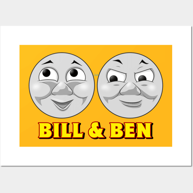 Bill & Ben Twins Wall Art by corzamoon